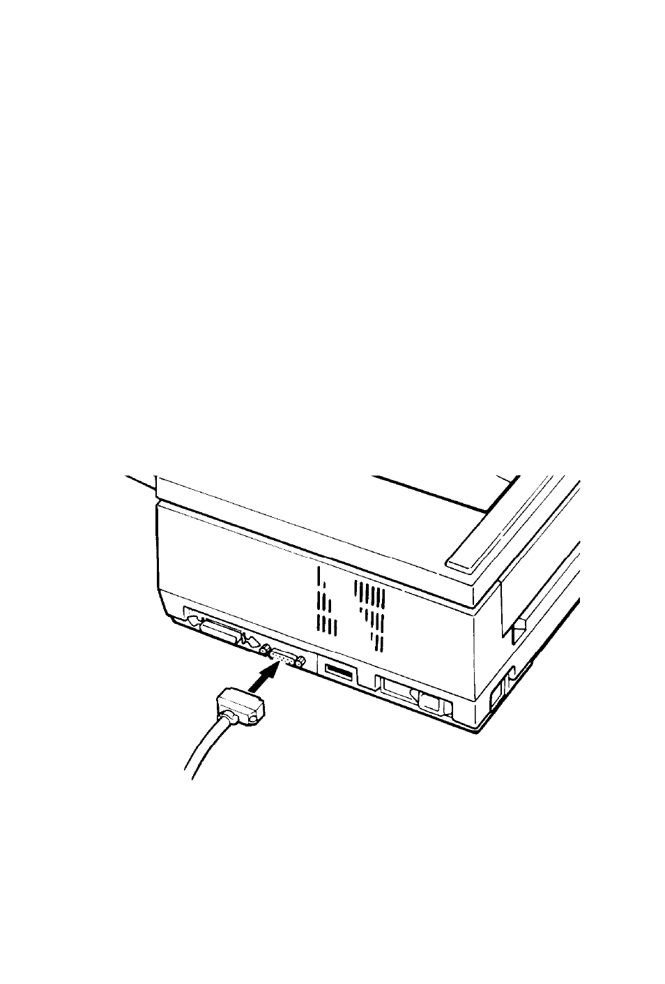 Connecting the serial interface | Epson Action Laser User Manual | Page 51 / 219