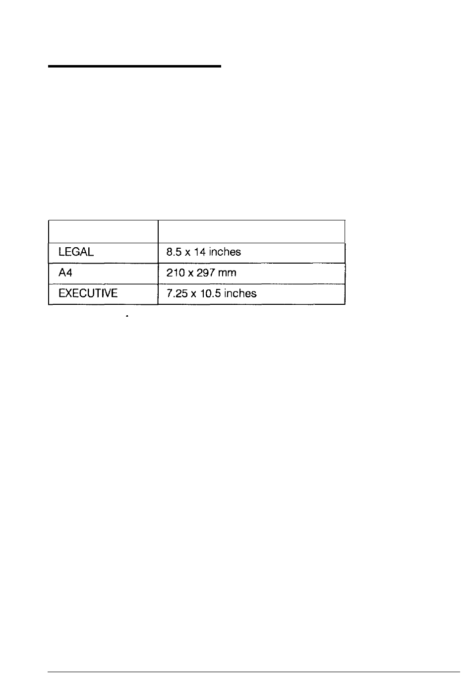 Selecting a paper size | Epson Action Laser User Manual | Page 84 / 219