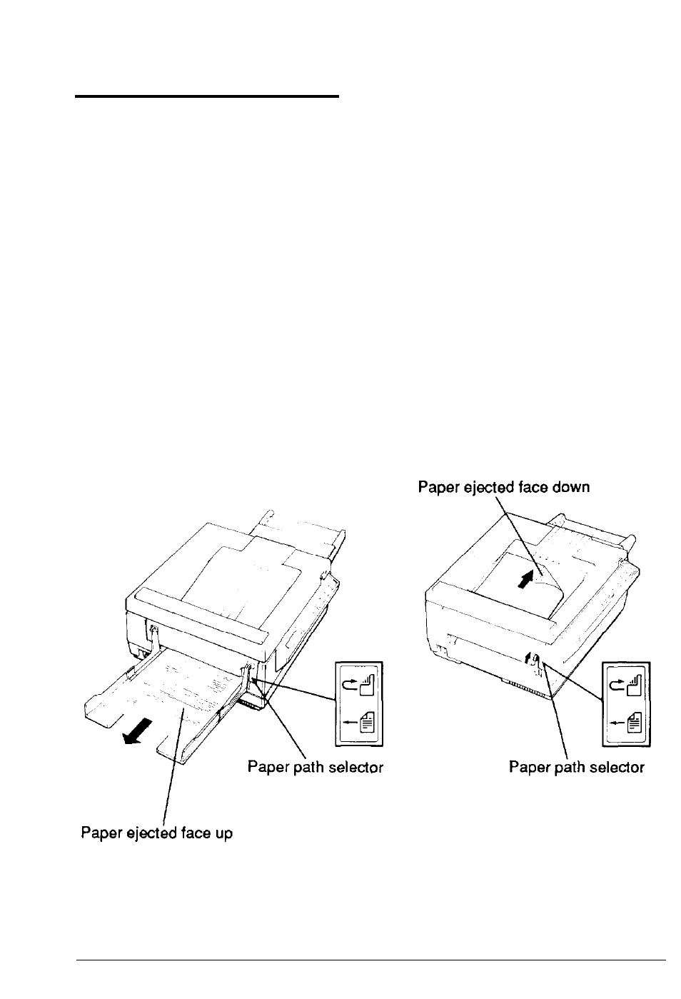 Paper delivery choices | Epson Action Laser User Manual | Page 86 / 219