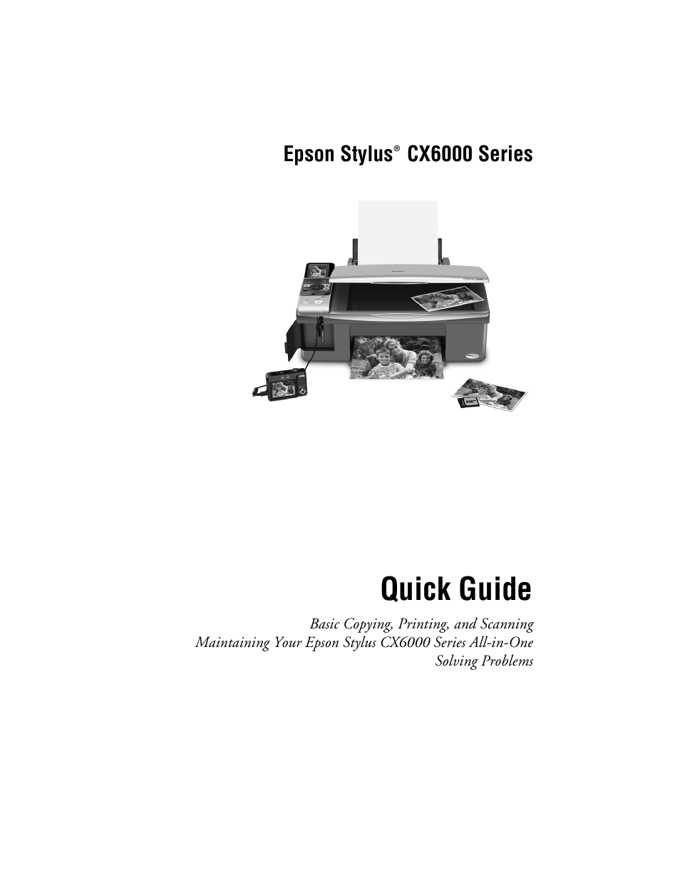 Epson CX6000 User Manual | 56 pages