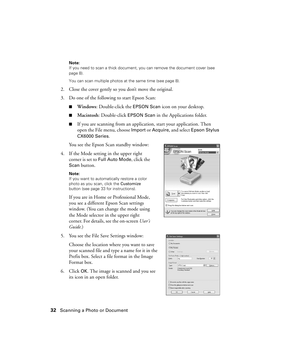 Epson CX6000 User Manual | Page 32 / 56