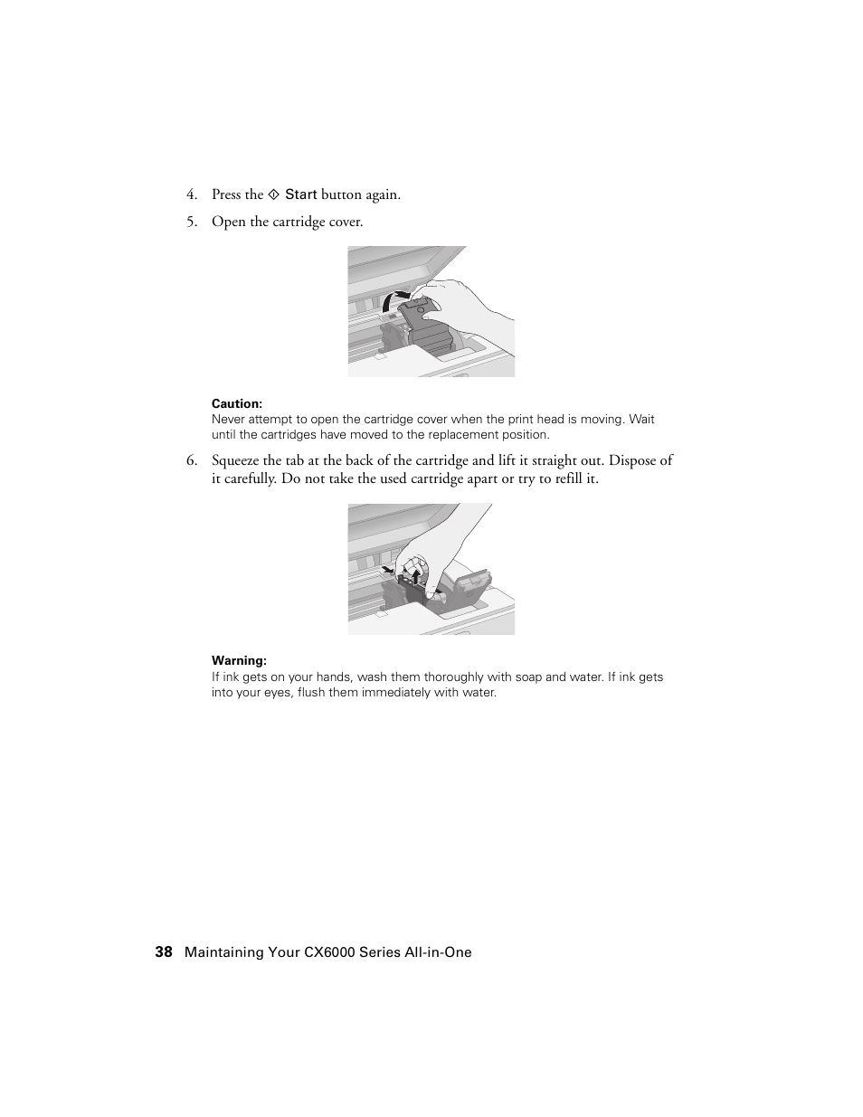 Epson CX6000 User Manual | Page 38 / 56