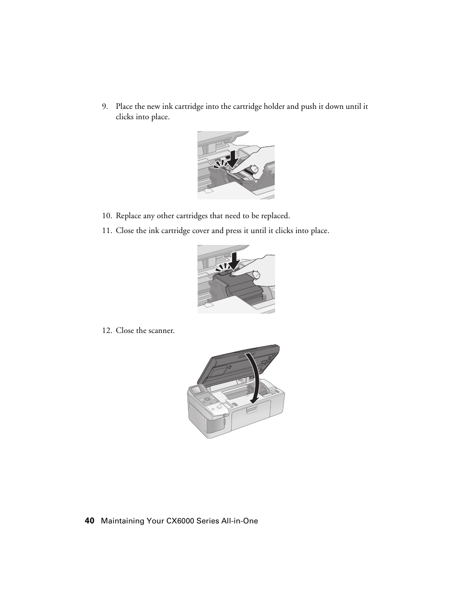 Epson CX6000 User Manual | Page 40 / 56