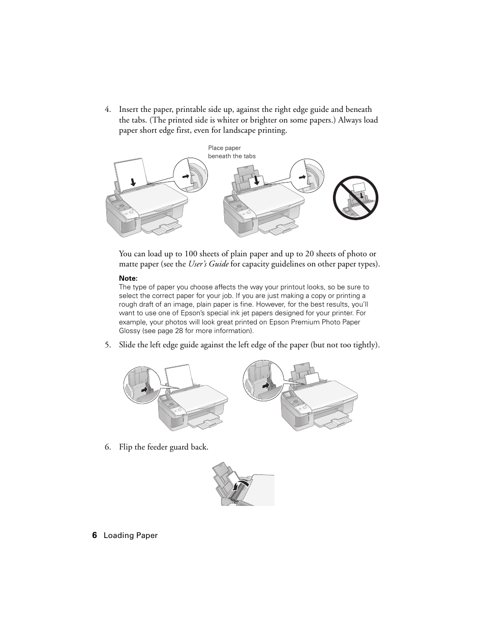 Epson CX6000 User Manual | Page 6 / 56