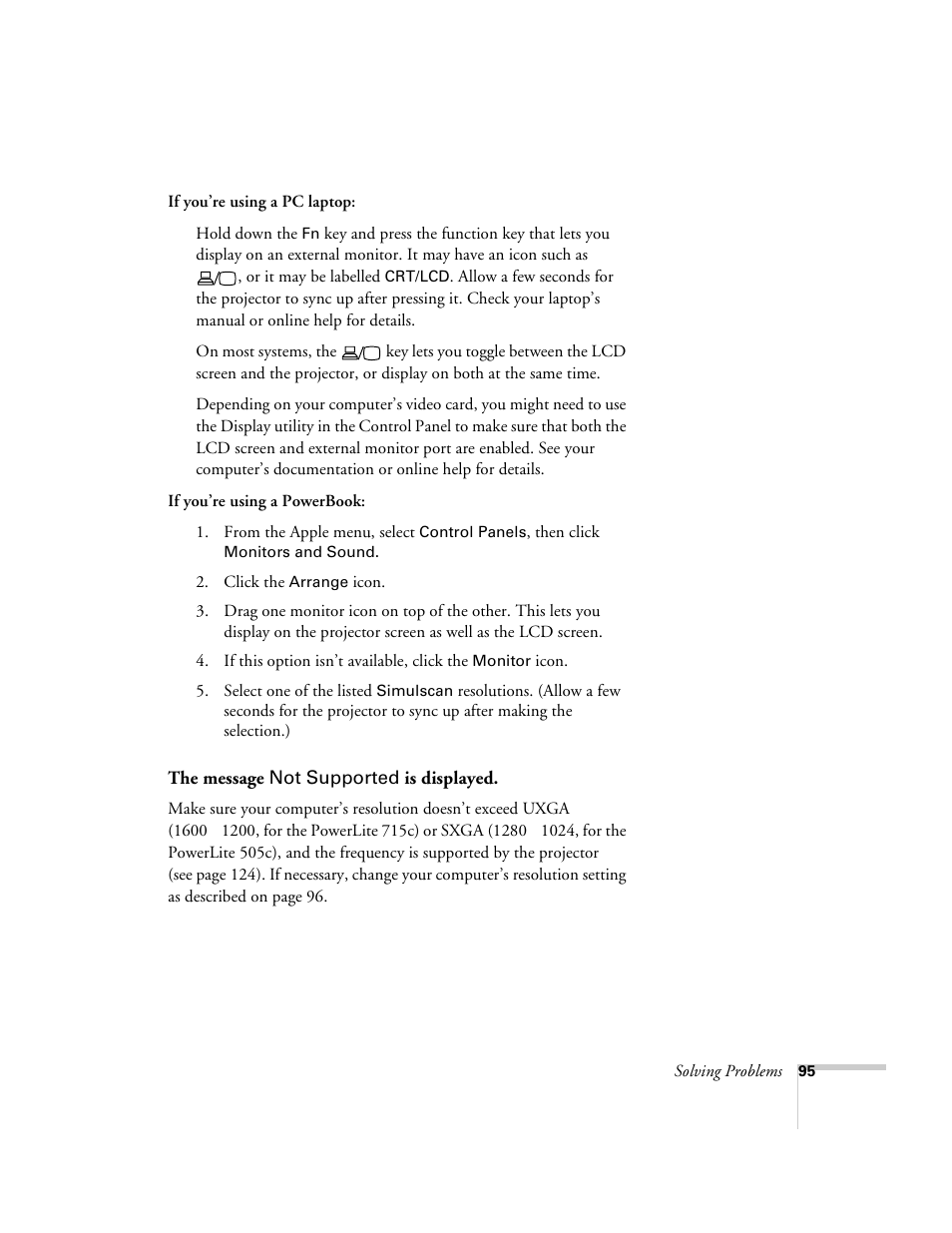 Epson 715c User Manual | Page 104 / 141