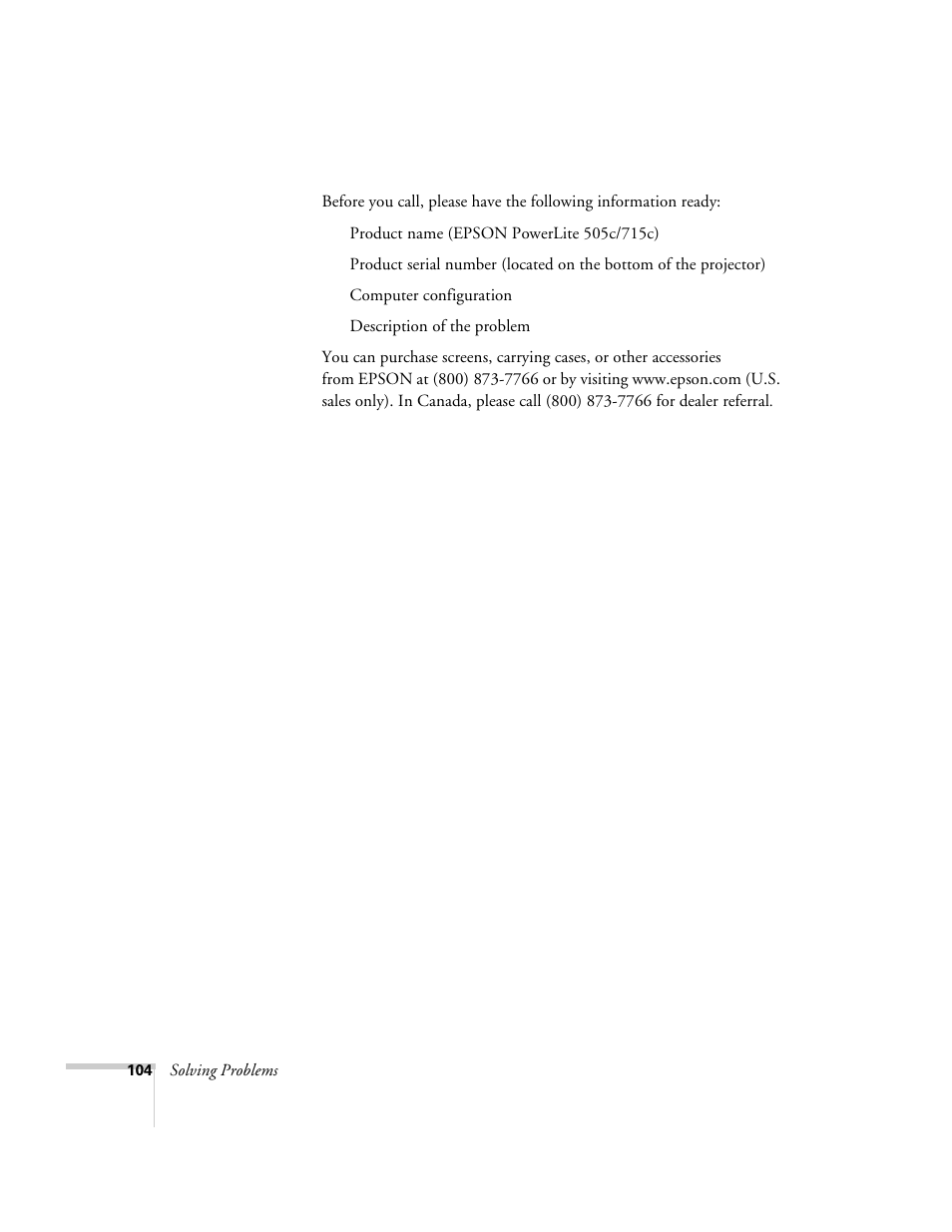 Epson 715c User Manual | Page 113 / 141