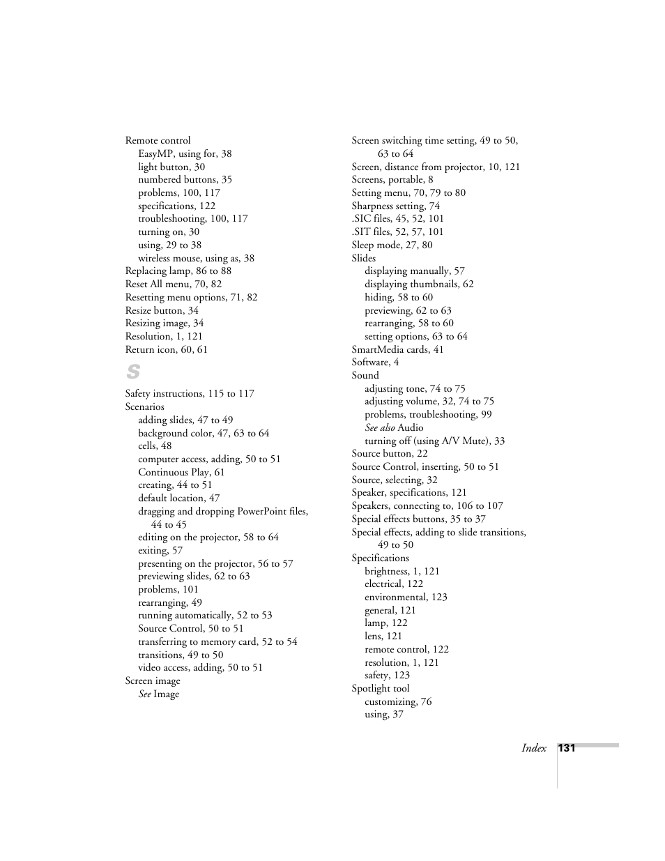 Epson 715c User Manual | Page 140 / 141
