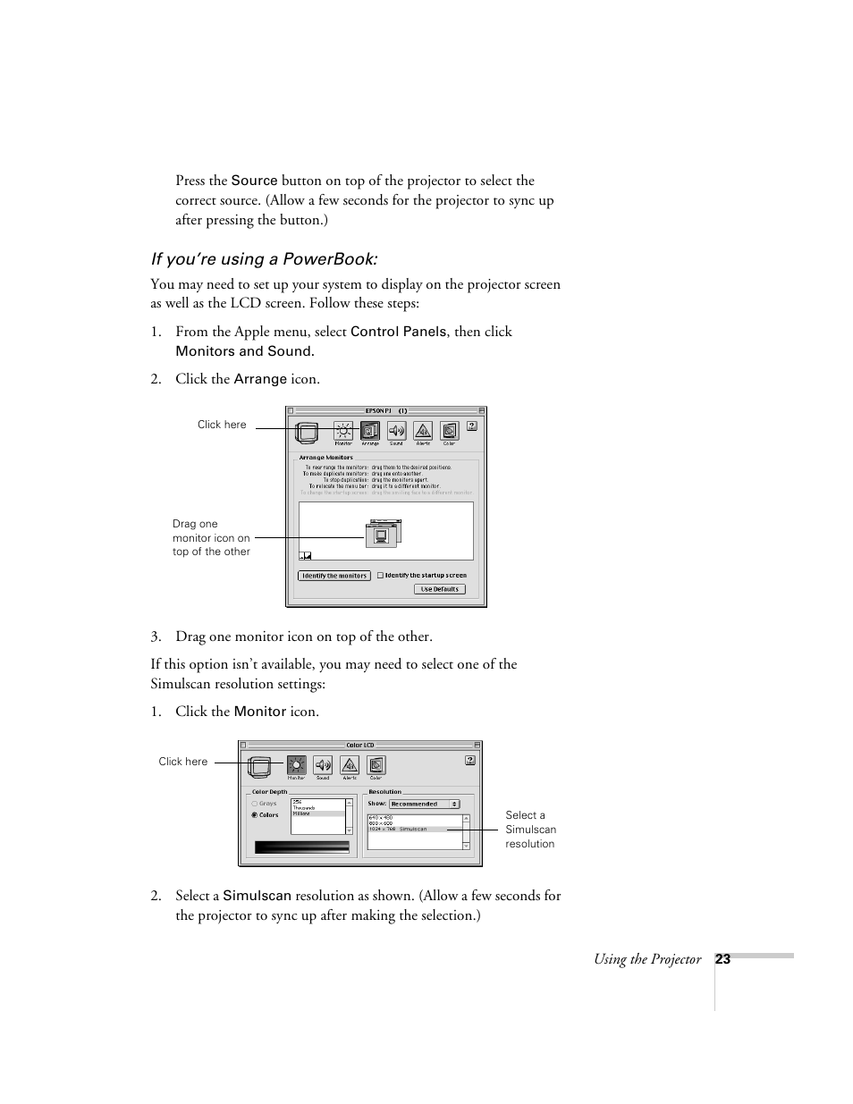 Epson 715c User Manual | Page 32 / 141