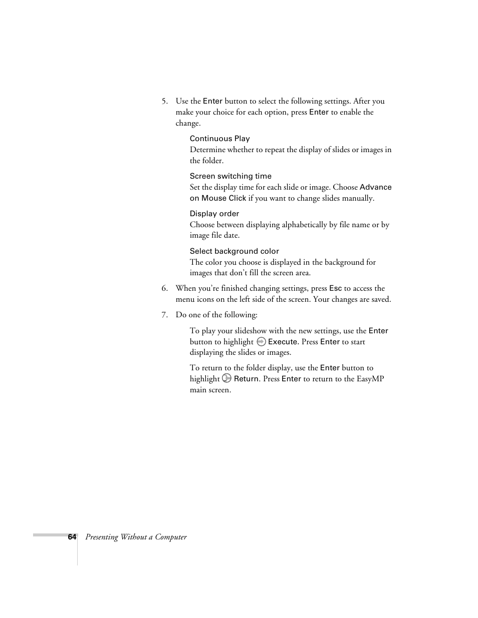 Epson 715c User Manual | Page 73 / 141