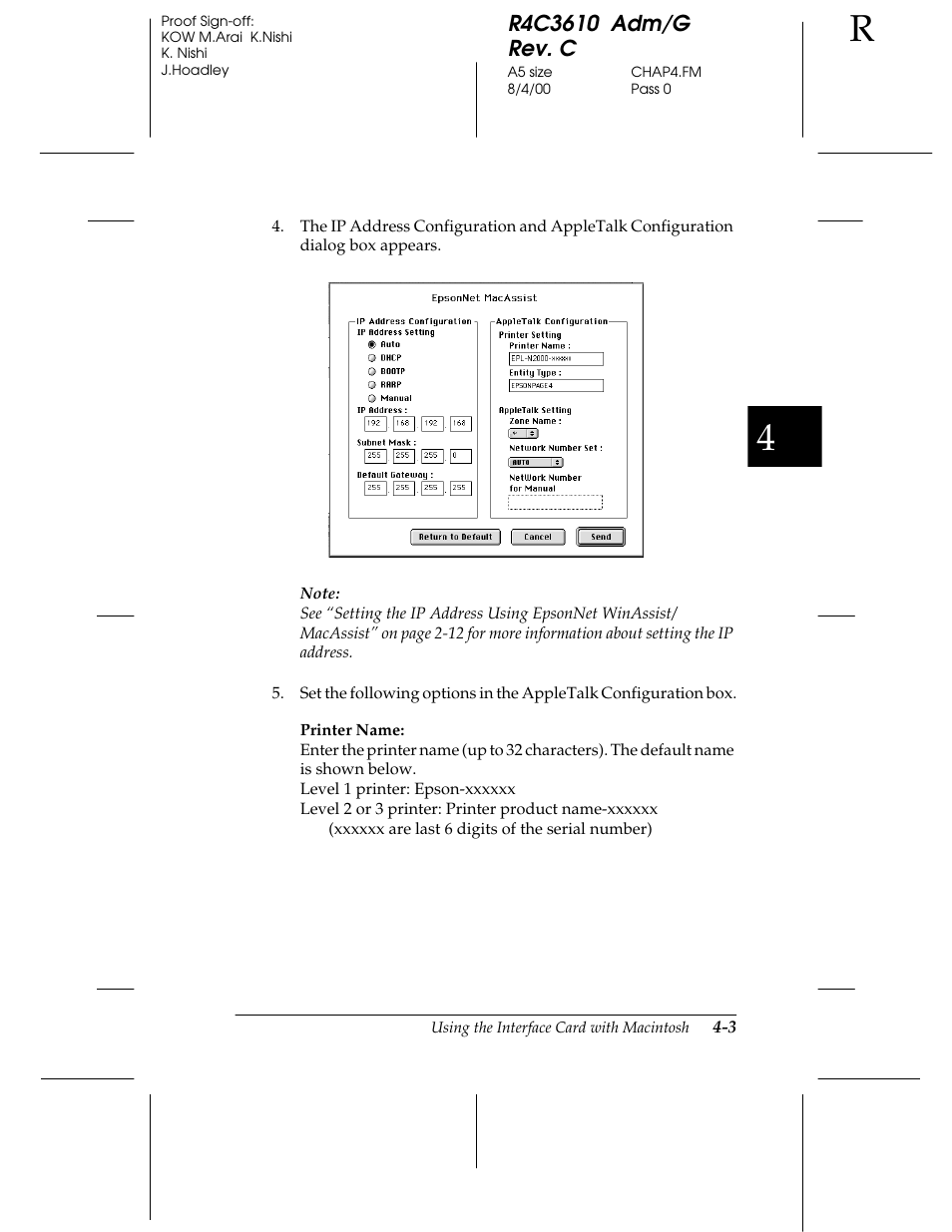 Epson C82362 User Manual | Page 101 / 279