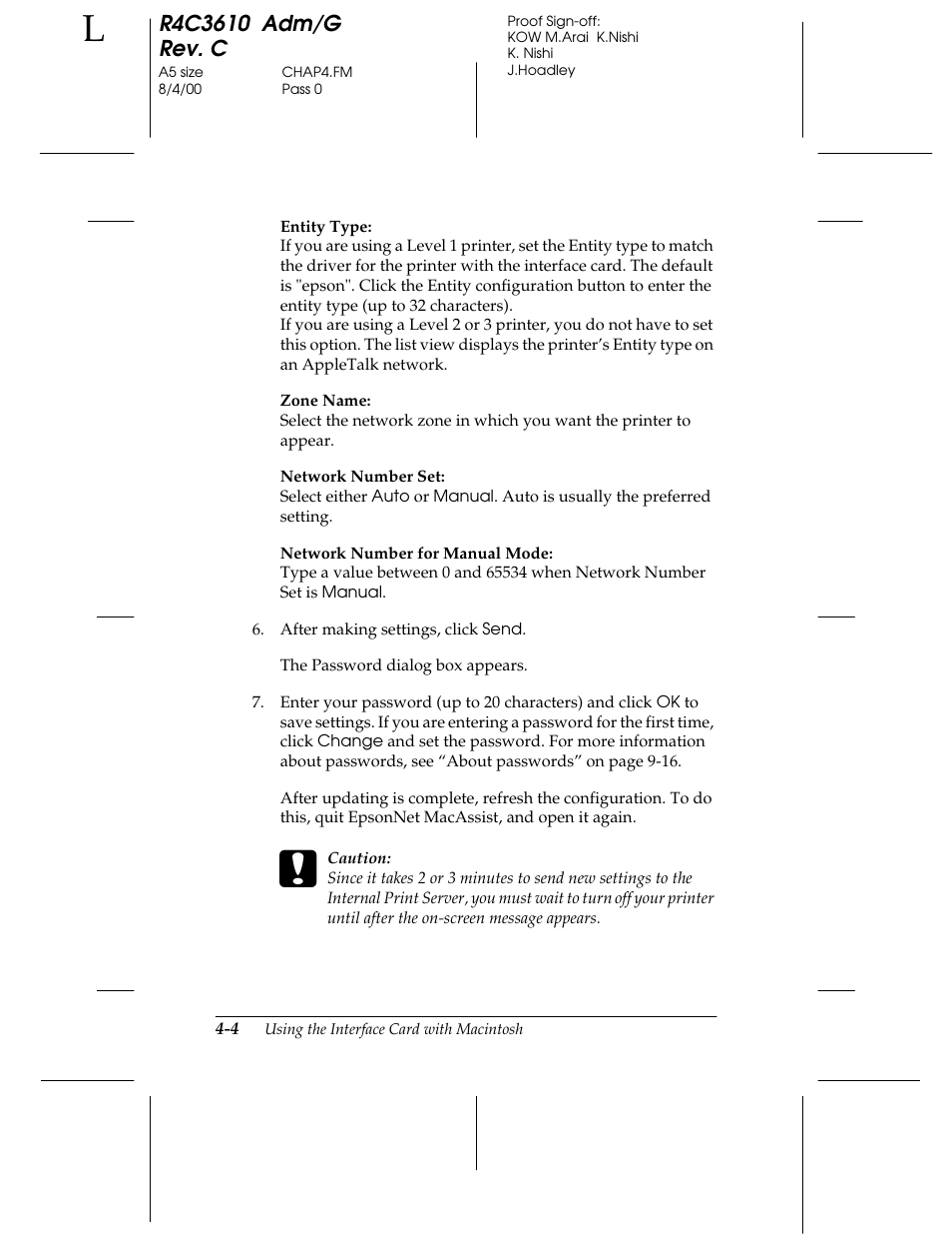 Epson C82362 User Manual | Page 102 / 279