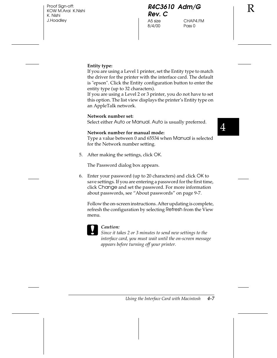 Epson C82362 User Manual | Page 105 / 279