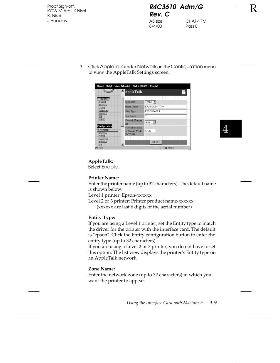 Epson C82362 User Manual | Page 107 / 279