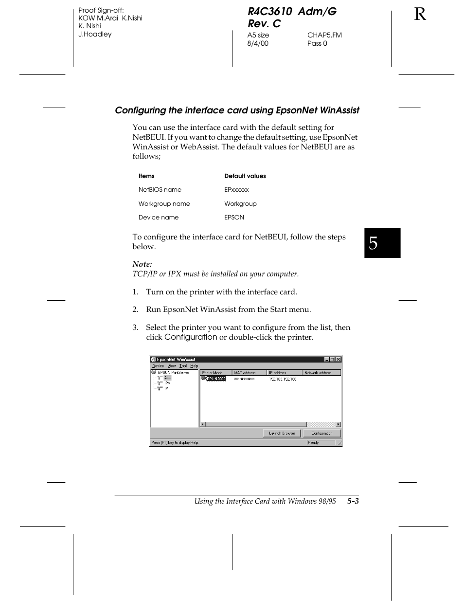 Epson C82362 User Manual | Page 111 / 279