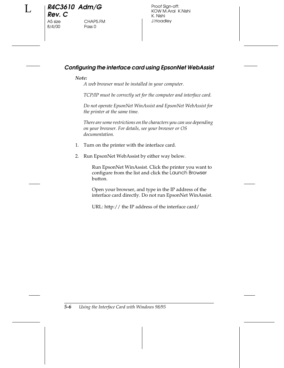 Epson C82362 User Manual | Page 114 / 279