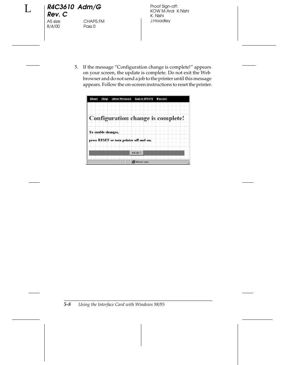 Epson C82362 User Manual | Page 116 / 279