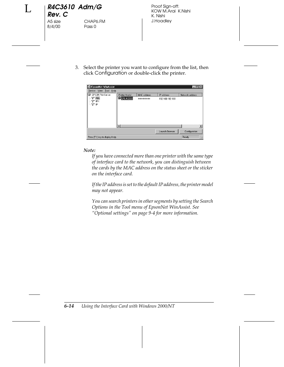 Epson C82362 User Manual | Page 132 / 279