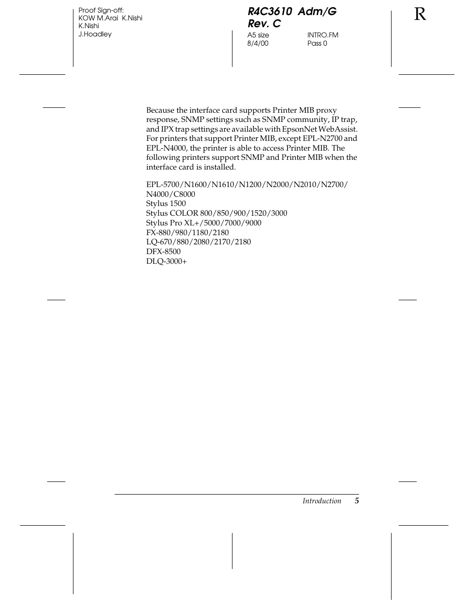 Epson C82362 User Manual | Page 15 / 279