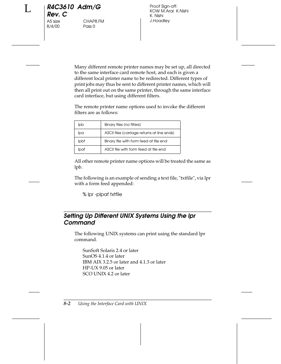 Epson C82362 User Manual | Page 150 / 279