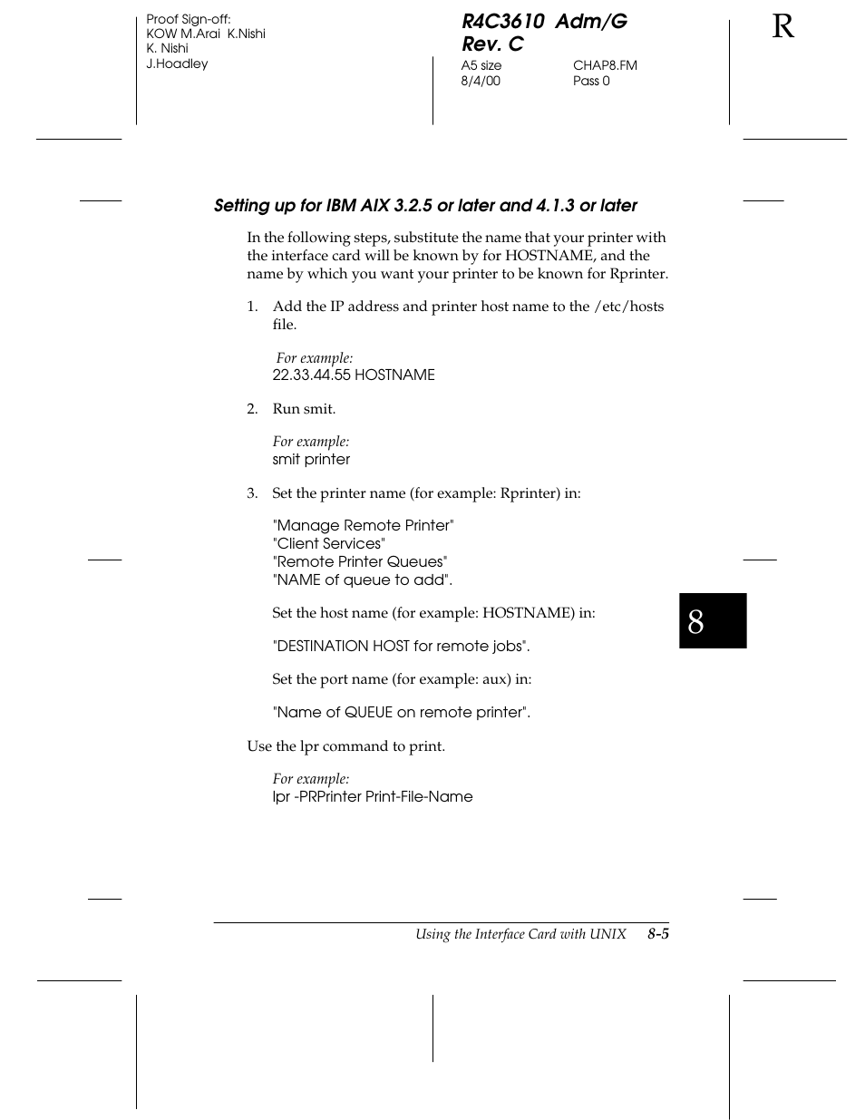 Epson C82362 User Manual | Page 153 / 279