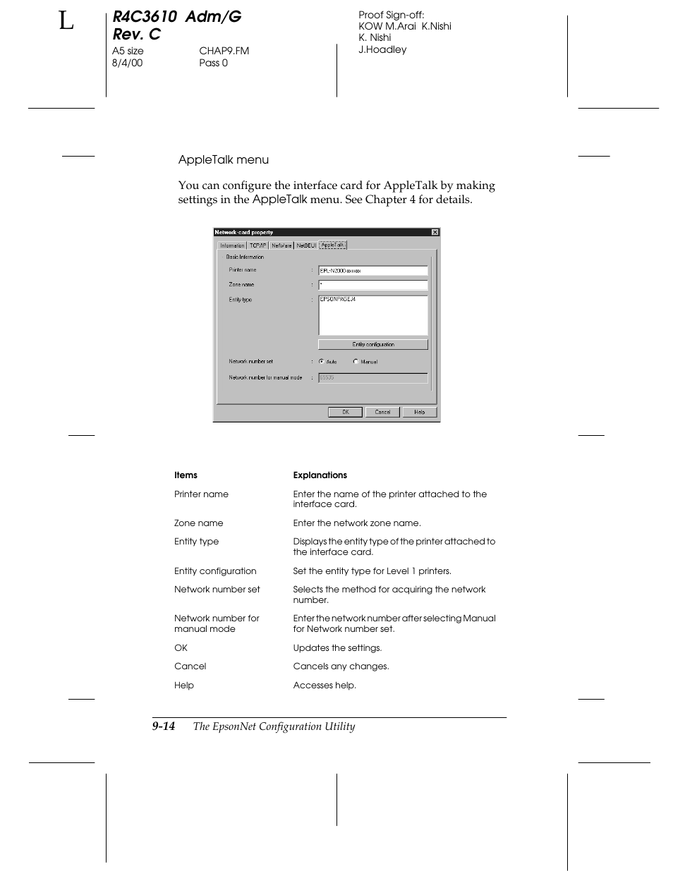 Epson C82362 User Manual | Page 172 / 279