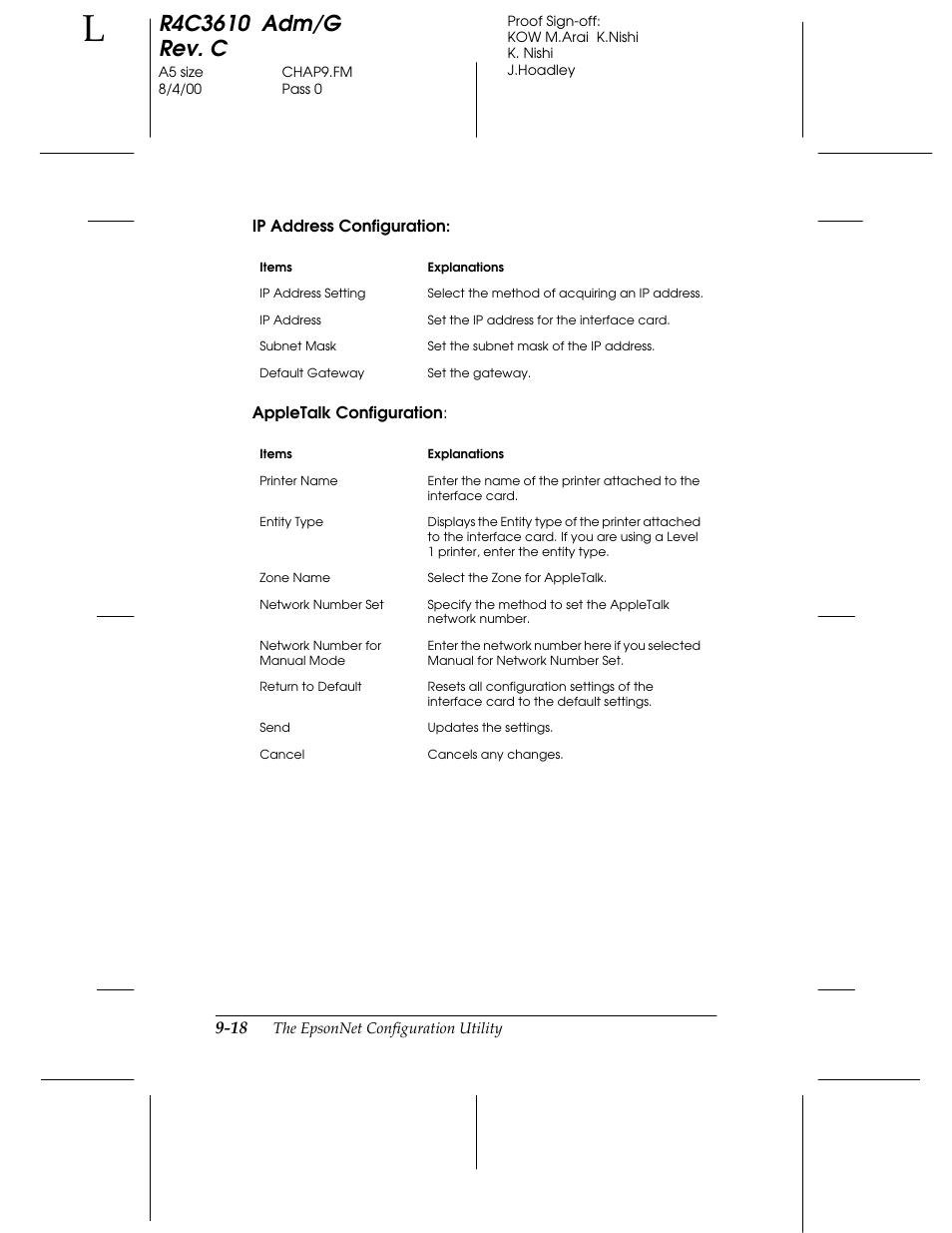 Epson C82362 User Manual | Page 176 / 279