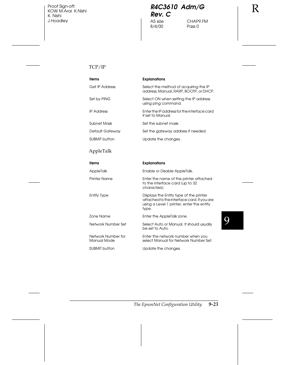 Epson C82362 User Manual | Page 181 / 279