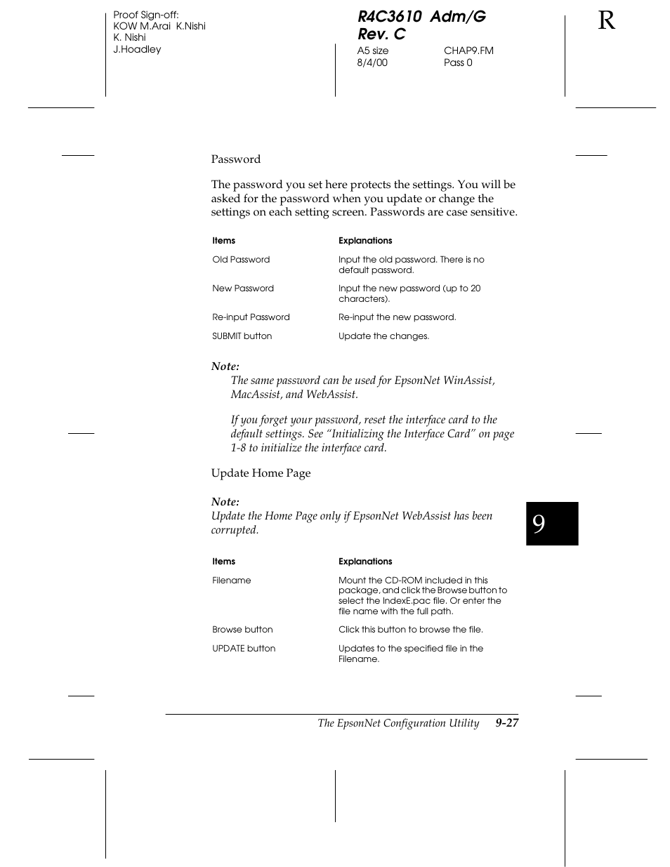 Epson C82362 User Manual | Page 185 / 279