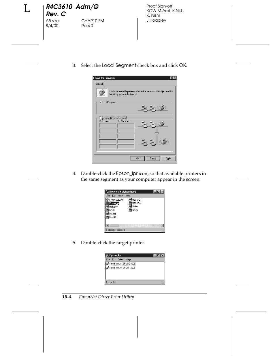 Epson C82362 User Manual | Page 190 / 279