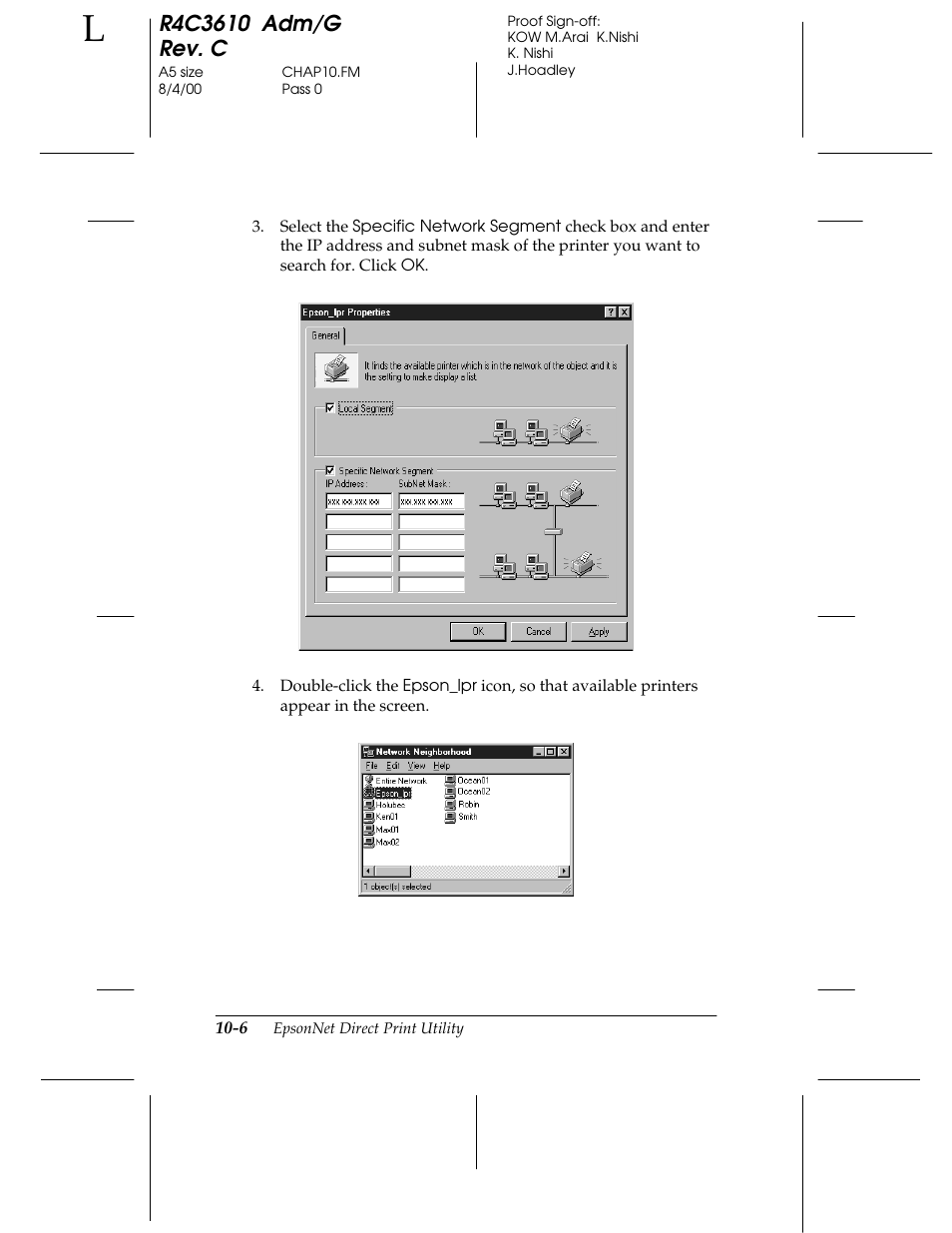 Epson C82362 User Manual | Page 192 / 279