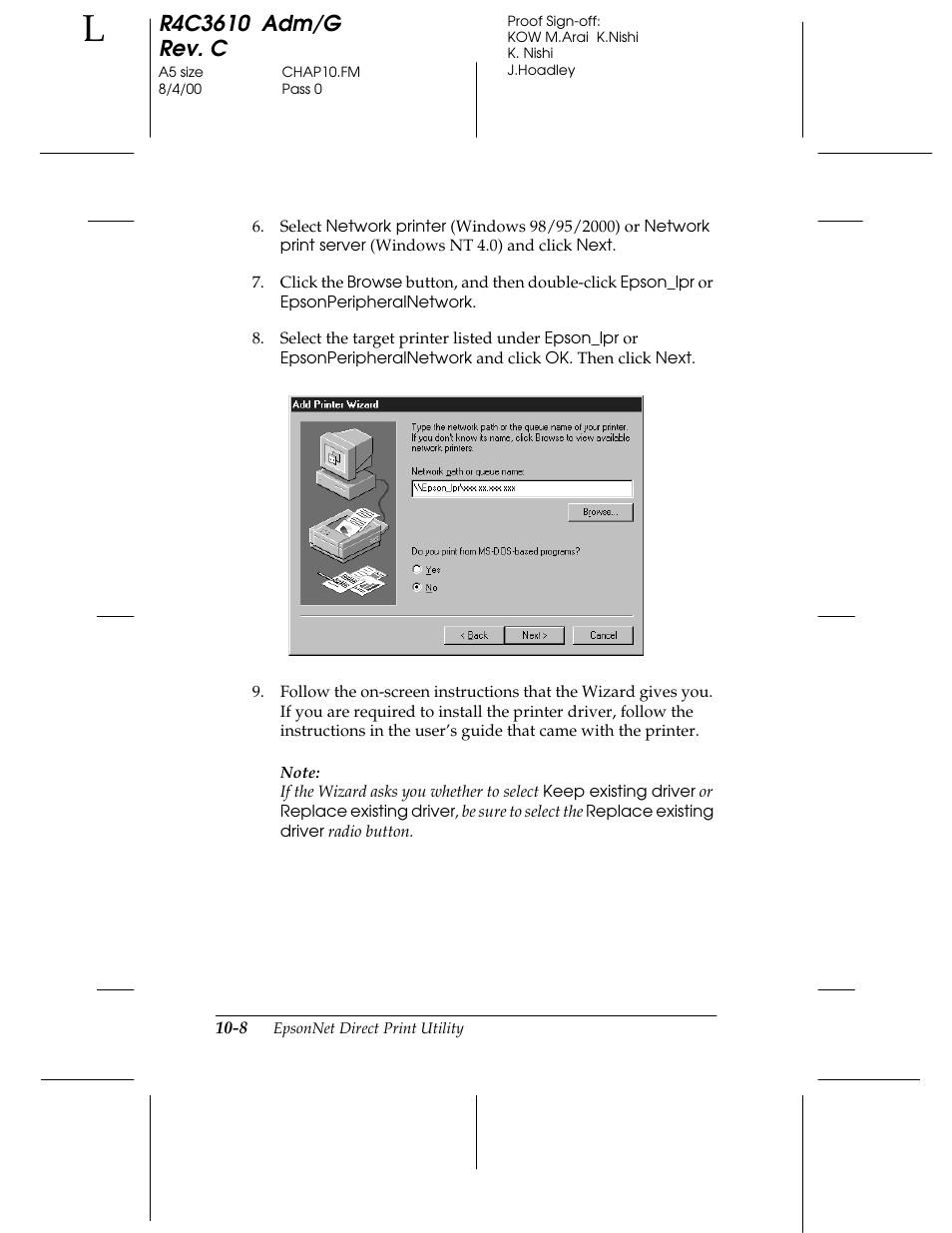 Epson C82362 User Manual | Page 194 / 279