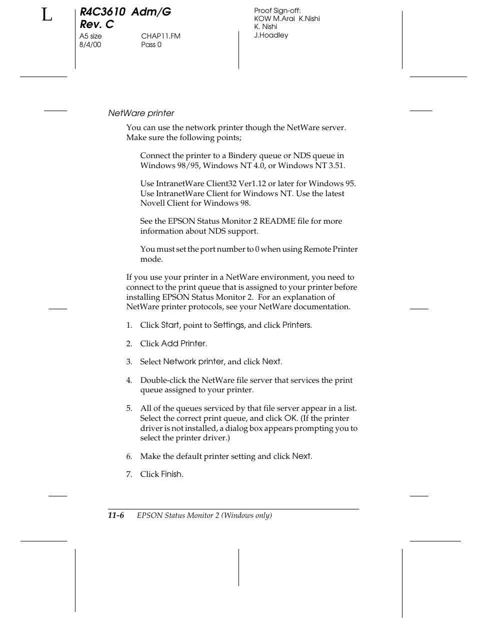 Epson C82362 User Manual | Page 202 / 279