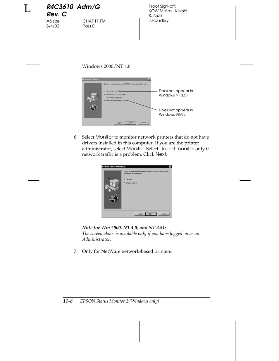 Epson C82362 User Manual | Page 204 / 279