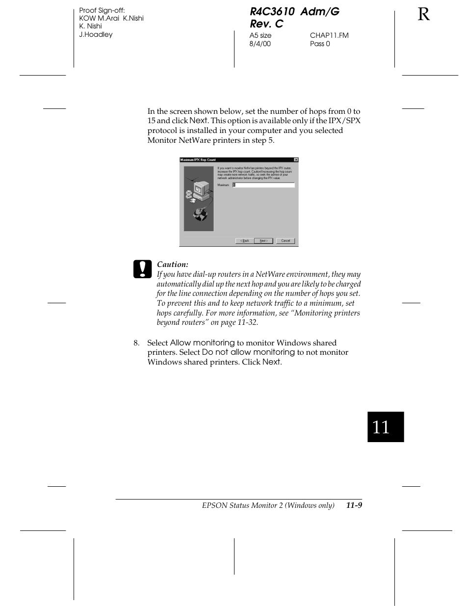 Epson C82362 User Manual | Page 205 / 279