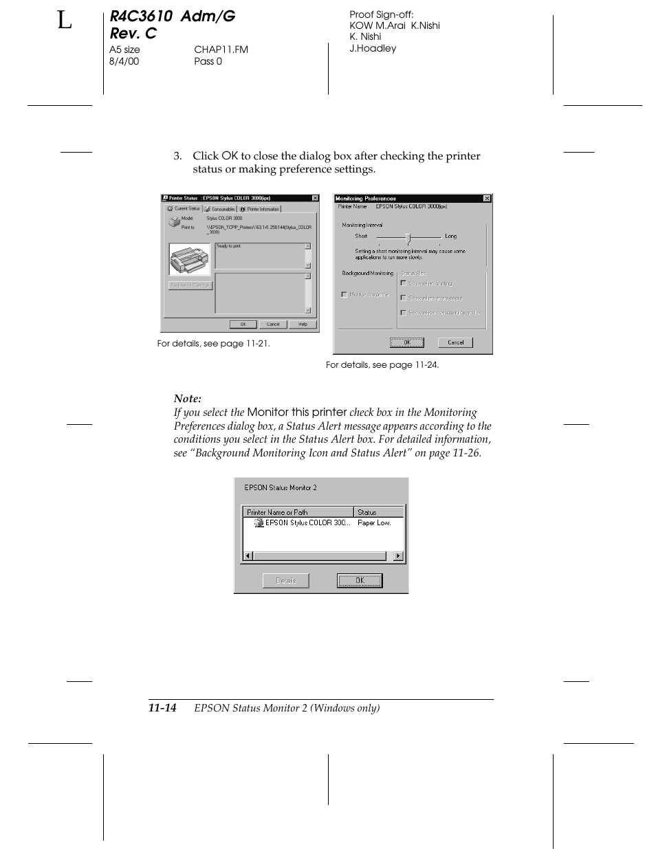 Epson C82362 User Manual | Page 210 / 279