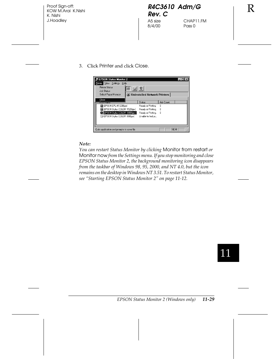 Epson C82362 User Manual | Page 225 / 279