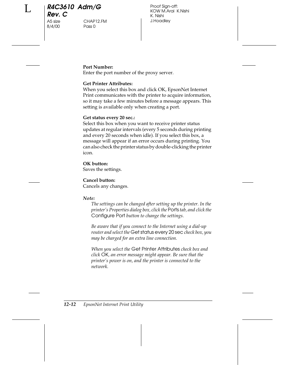 Epson C82362 User Manual | Page 242 / 279