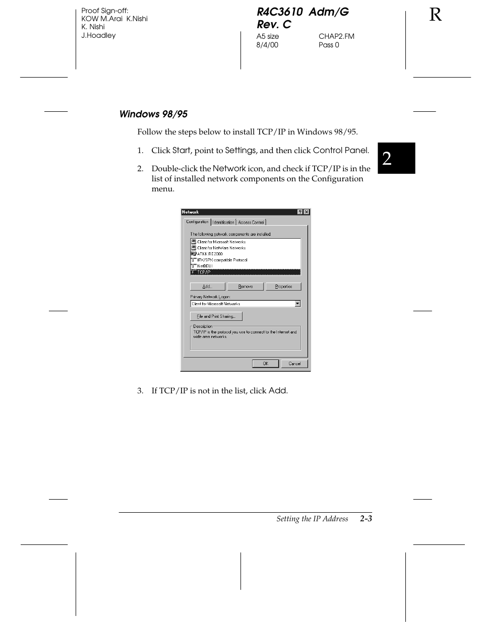 Windows 98/ 95 | Epson C82362 User Manual | Page 31 / 279