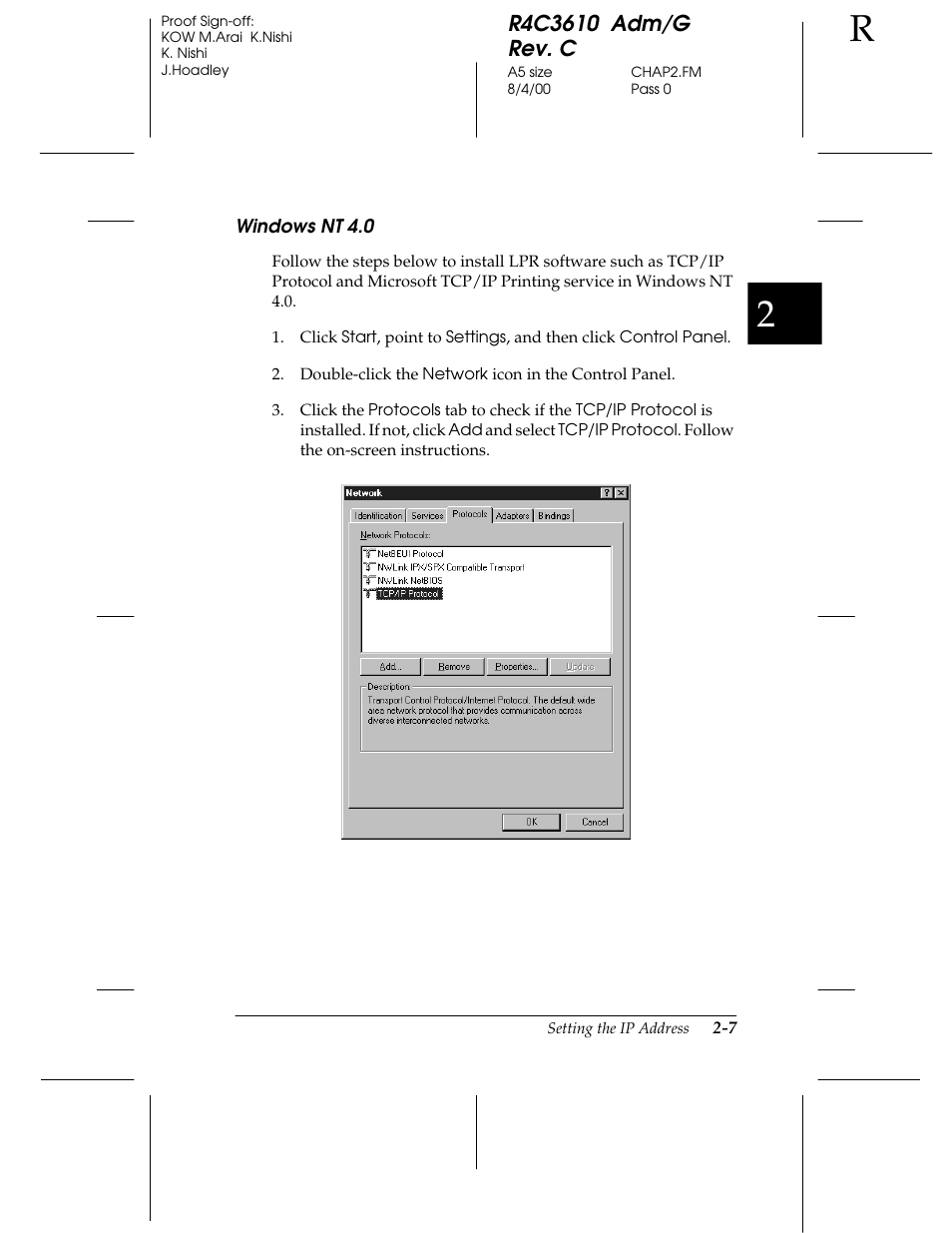 Windows nt 4.0 | Epson C82362 User Manual | Page 35 / 279