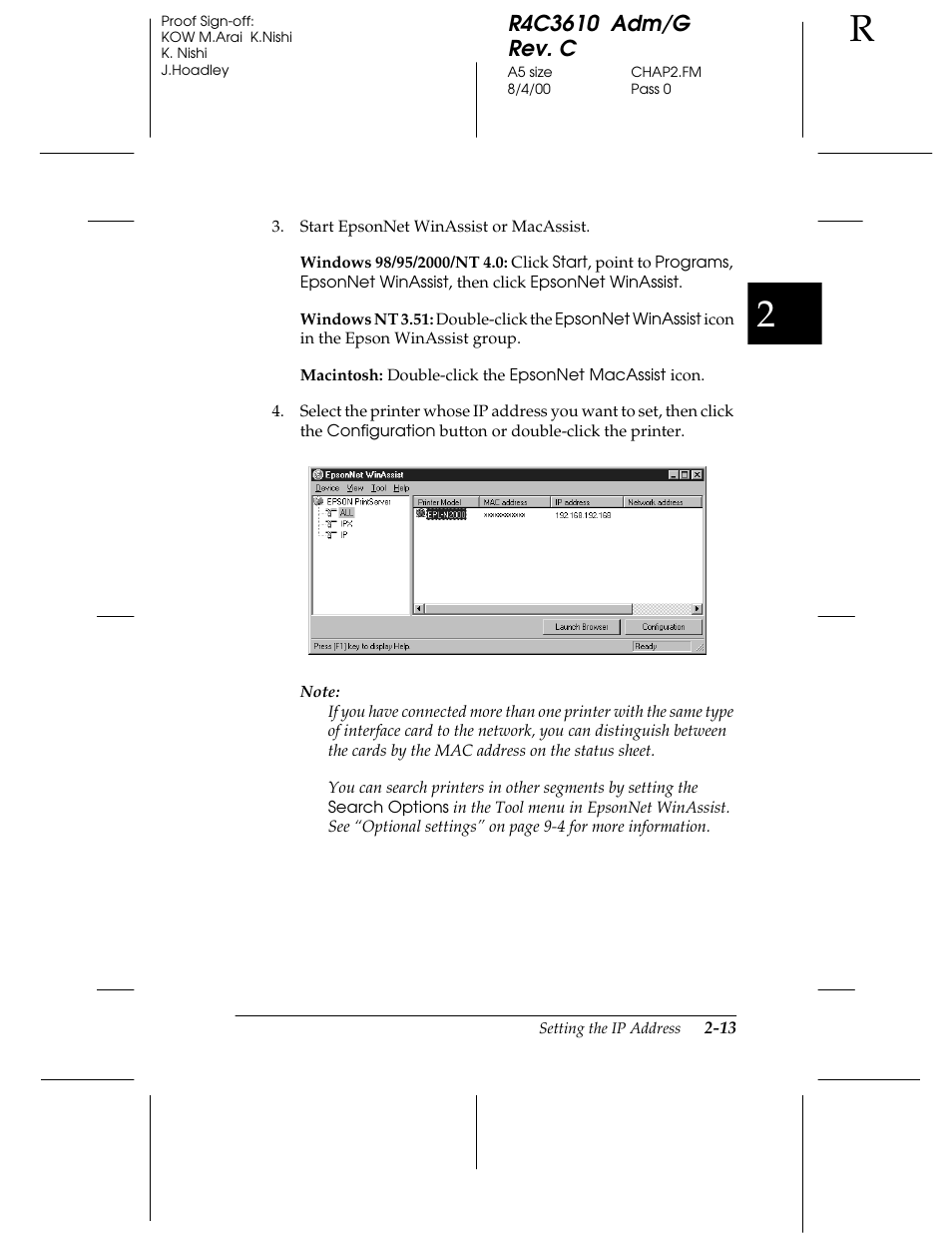 Epson C82362 User Manual | Page 41 / 279