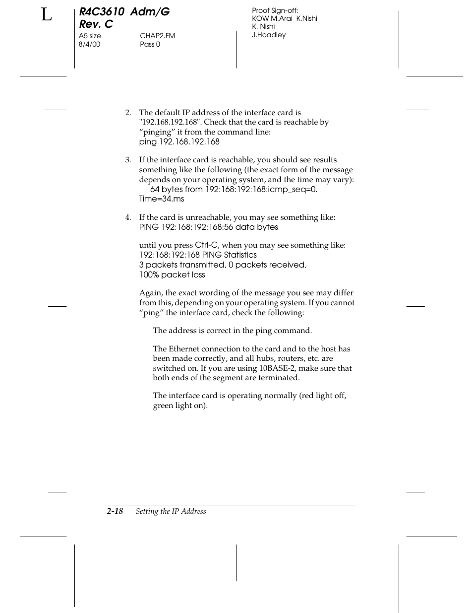 Epson C82362 User Manual | Page 46 / 279