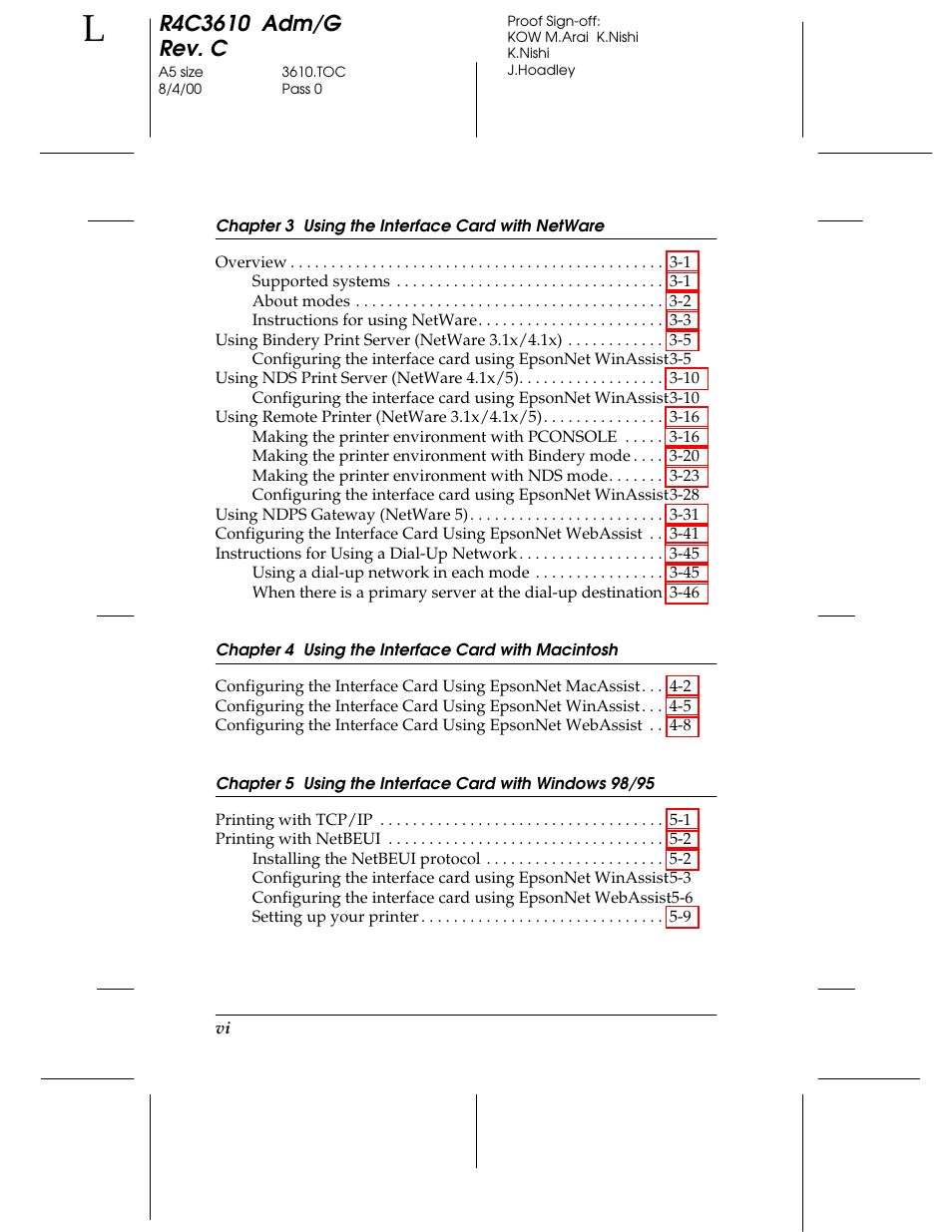 Epson C82362 User Manual | Page 6 / 279