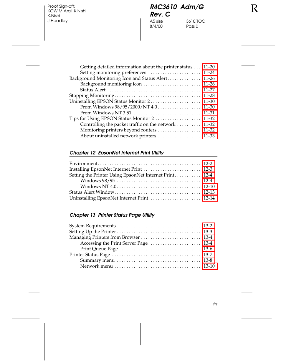 Epson C82362 User Manual | Page 9 / 279