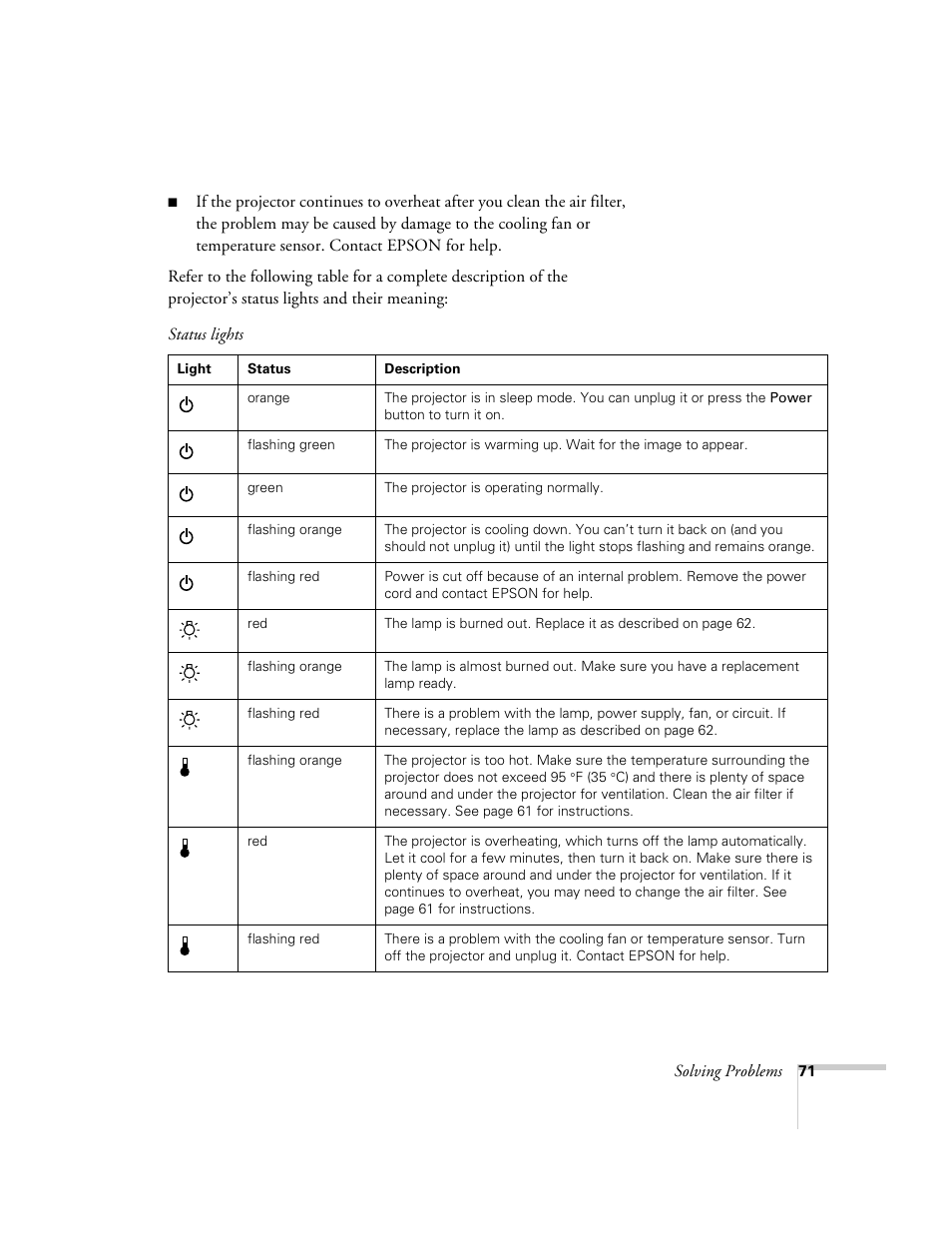 Epson 600p EN User Manual | Page 77 / 120