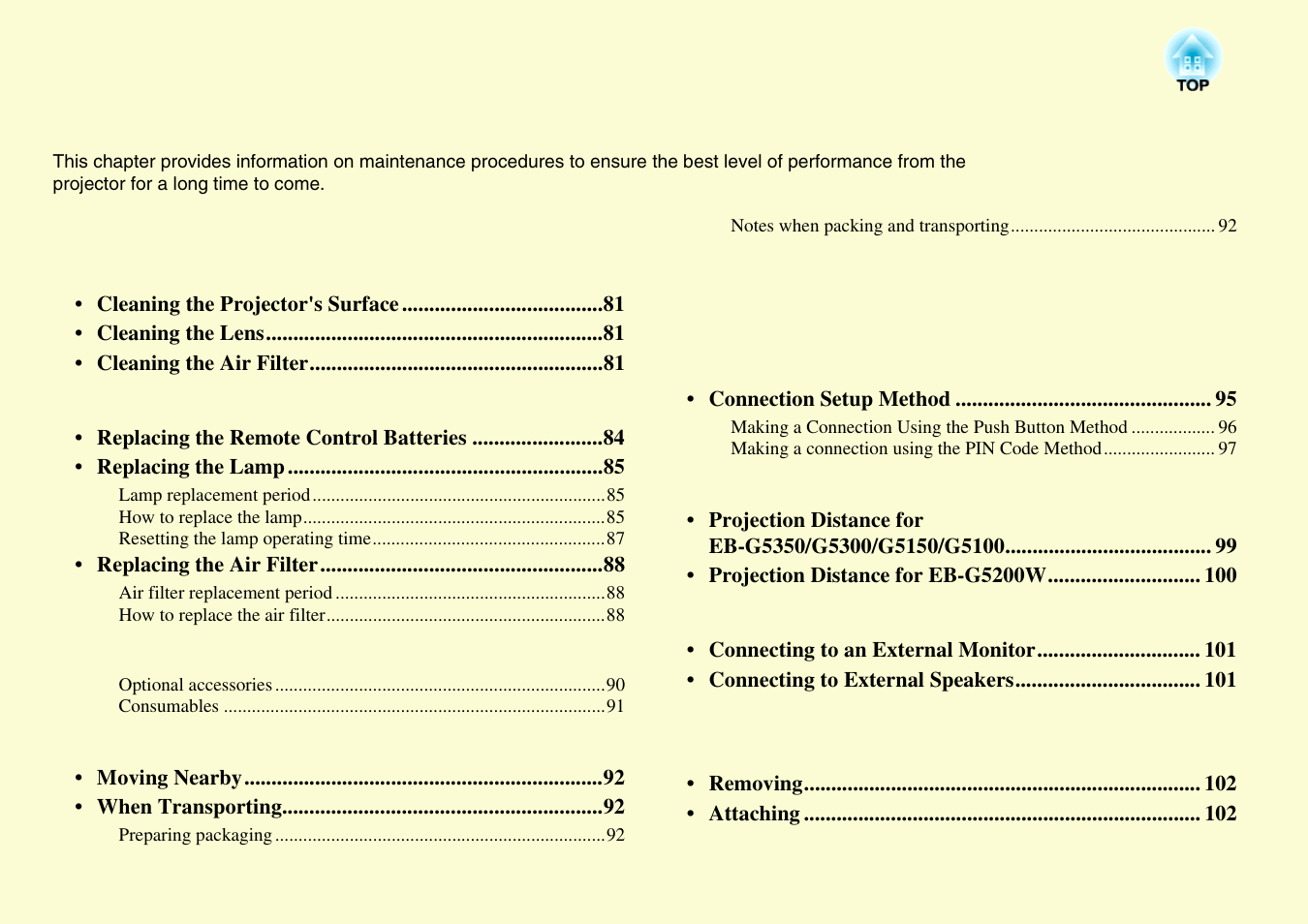 Appendices | Epson EB-G5200W User Manual | Page 78 / 131