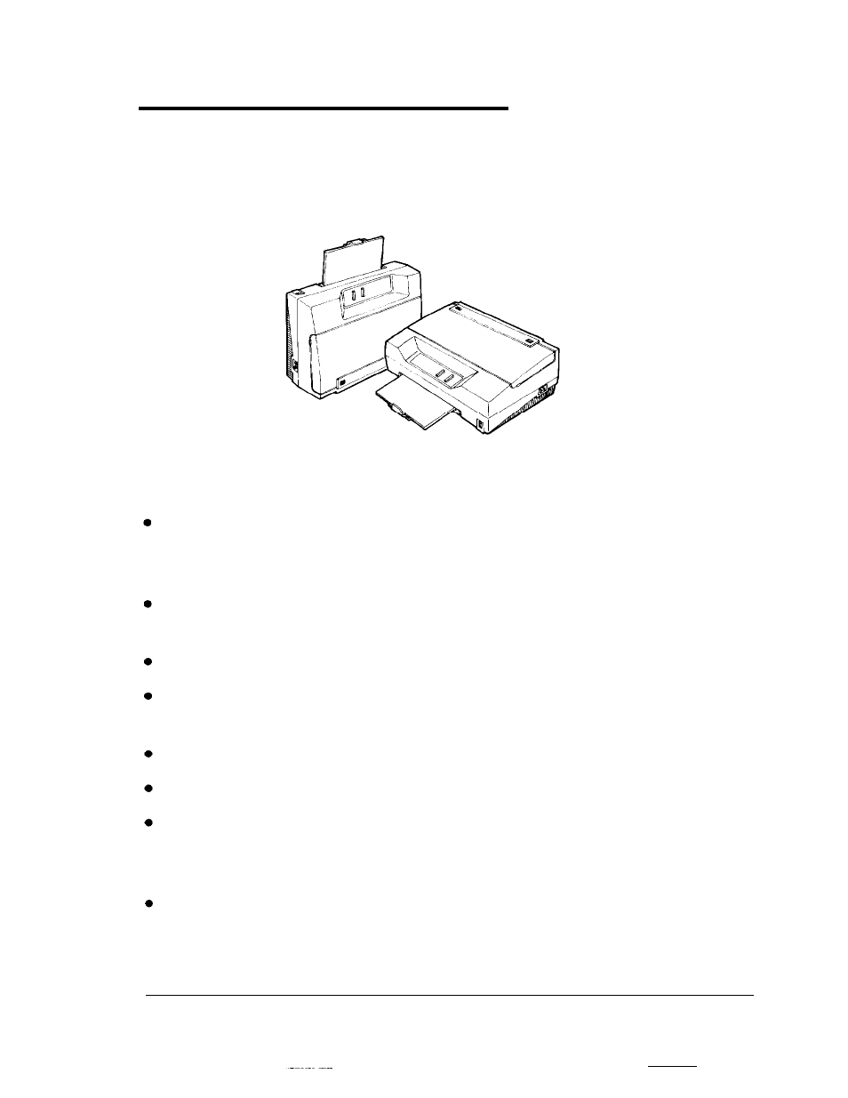 Choosing a place for the printer, Place for the printer -4 | Epson 2250 User Manual | Page 16 / 106
