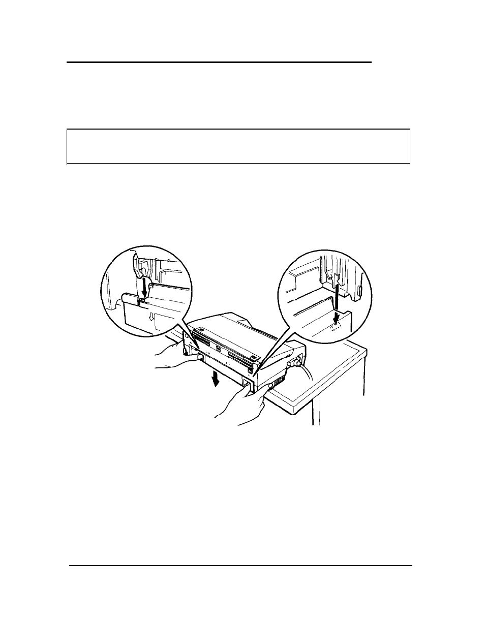 Using continuous paper with the push tractor, Installing the push tractor | Epson 2250 User Manual | Page 31 / 106