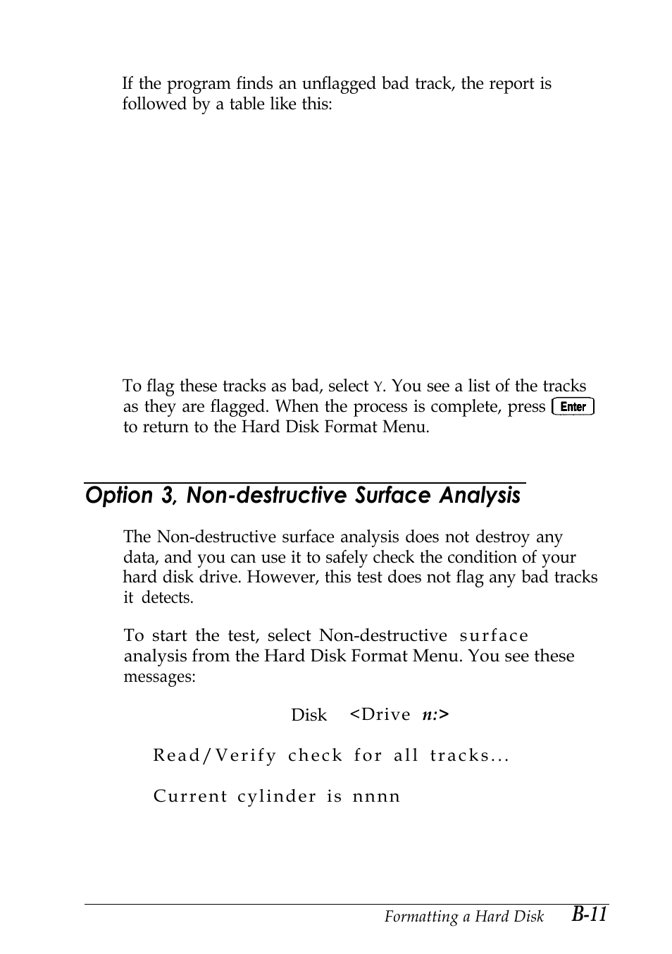 Option 3, non-destructive surface analysis, B-11 | Epson EISA Desktop User Manual | Page 130 / 184