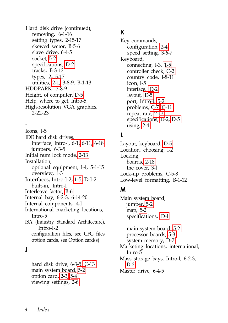 Jjumper(s) | Epson EISA Desktop User Manual | Page 177 / 184