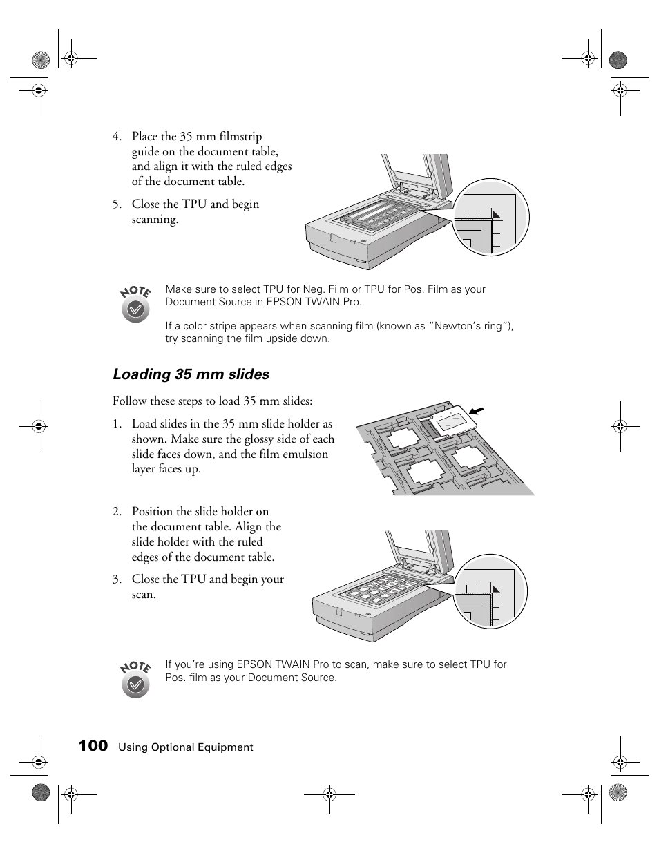 Loading 35 mm slides | Epson 1680 User Manual | Page 107 / 159